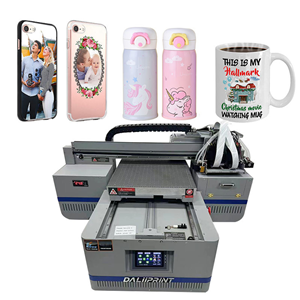 The 3040 A3-size UV ​​flatbed printer is suitable for printing on materials such as phone cases, wood, water cups, and acrylic.