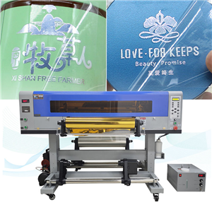 60cm 2-in-1 UV DTF printer for exquisite custom label/logo printing, equipped with EPS high-precision printhead.