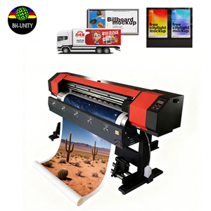 The XBH 1.3-meter solvent printer, equipped with a single I3200 XP600 printhead, is suitable for printing large-format posters.