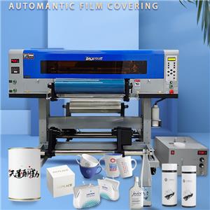 The 60cm A1 UV DTF printer is suitable for materials such as glass, phone cases, acrylic, and wood.