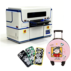 Visual Design 5065: 3-Printhead Flatbed UV Printer (A1/A2 Format) — Suitable for printing on acrylic, wood, tiles, bottles, and mobile phone cases.