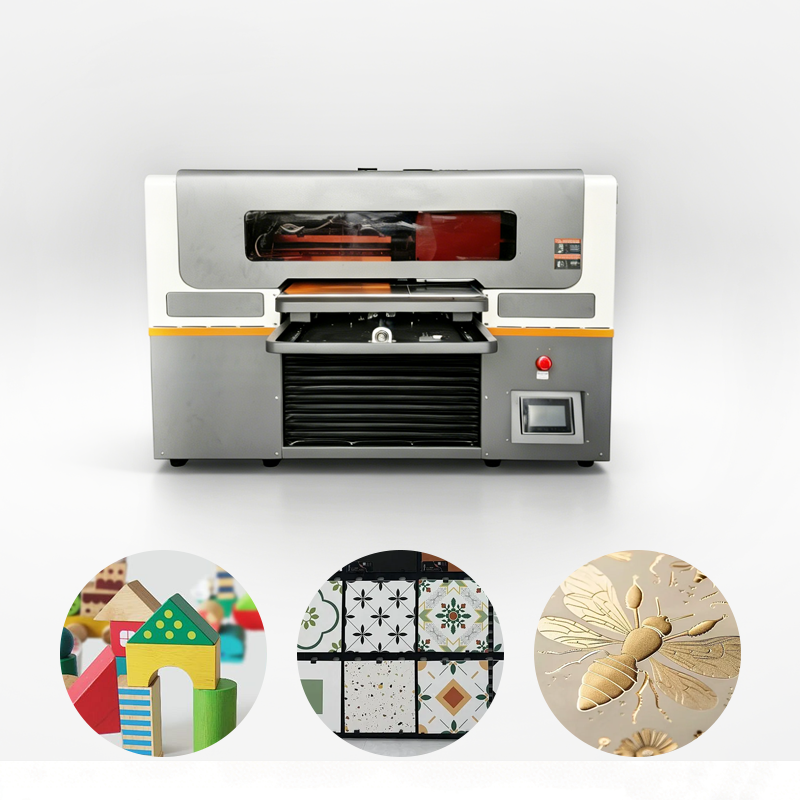 All-New Smart Design 5065 Flatbed UV Printer with Triple Printheads (A1/A2 Format) — Suitable for Printing on Acrylic, Wood, Tiles, and Bottles