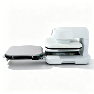 New Mini Automatic Heat Press Machine 220V for Custom T Shirts Hat Cap Bag Electric Pull Out Plate