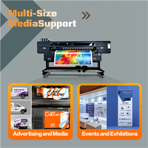 Multifunctional 1904 wide-format roll-to-roll printer: Adaptable to all scenarios, empowering a new upgrade in advertising and textile printing.