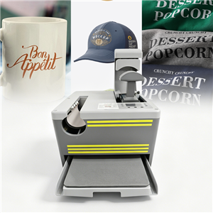 Fully automatic electric three-in-one hot press combination, suitable for printing on T-shirts, hats, coffee mugs, etc.