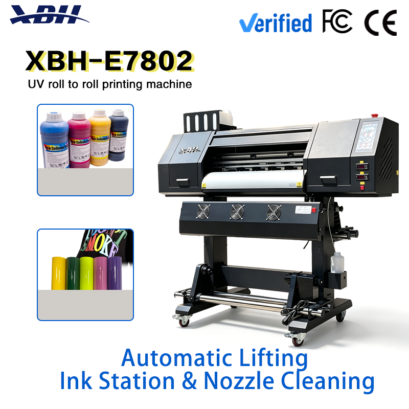 XBH-E7802 UV Roll-to-Roll Printer: Compact, Versatile for Advertising, Decoration & Custom Printing