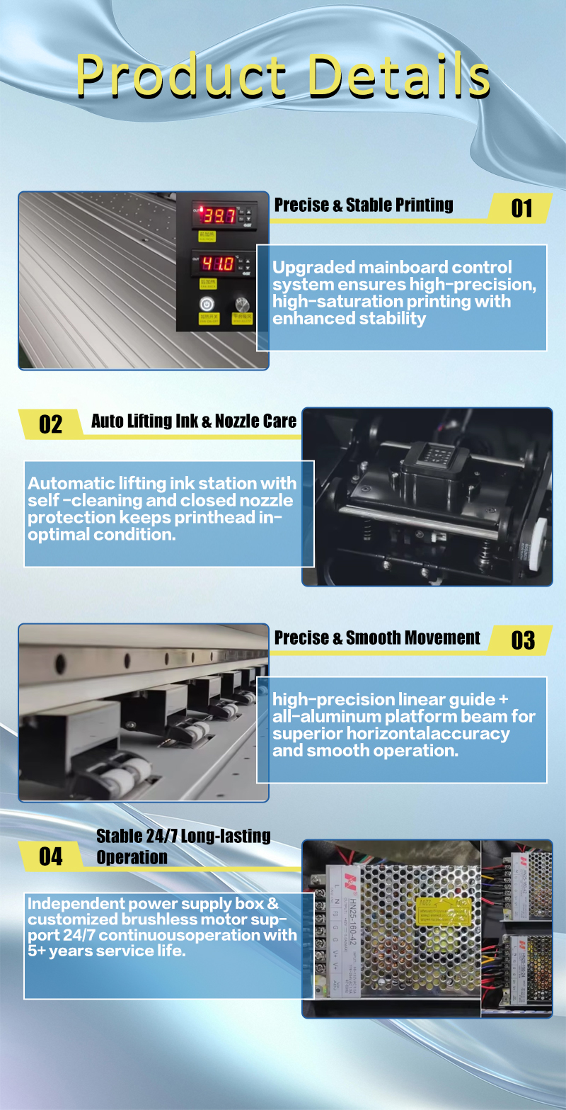 XBH-E7802 UV Roll-to-Roll Printer: Compact, Versatile for Advertising, Decoration & Custom Printing