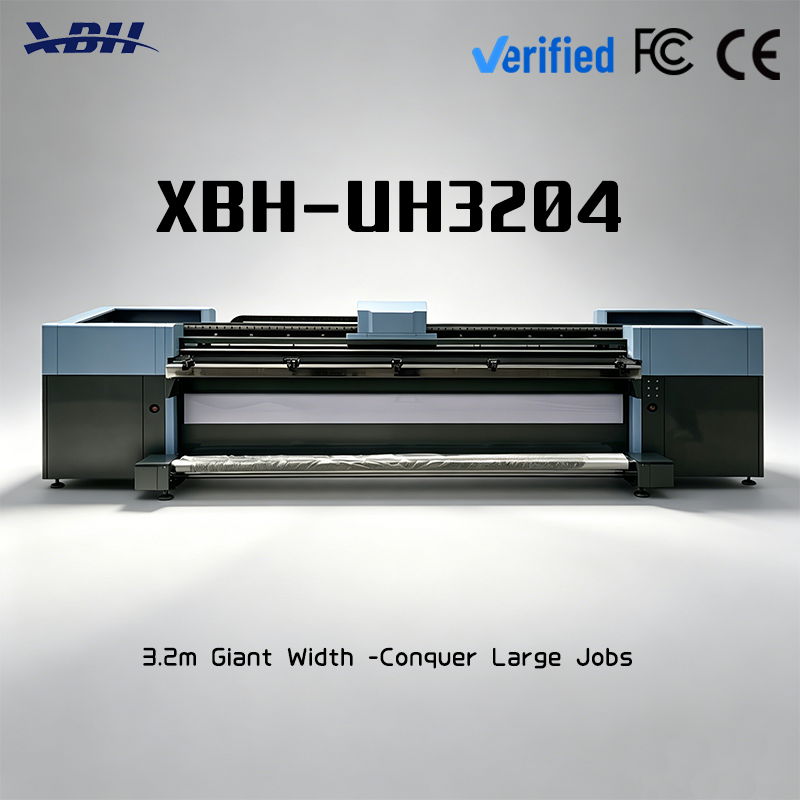 XBH-UH3204 3.2m UV Hybrid Printer: Industrial Wide Format Printer for Rigid & Flexible Media