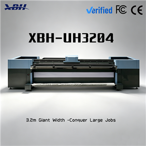 XBH-UH3204 3.2m UV Hybrid Printer: Industrial Wide Format Printer for Rigid & Flexible Media