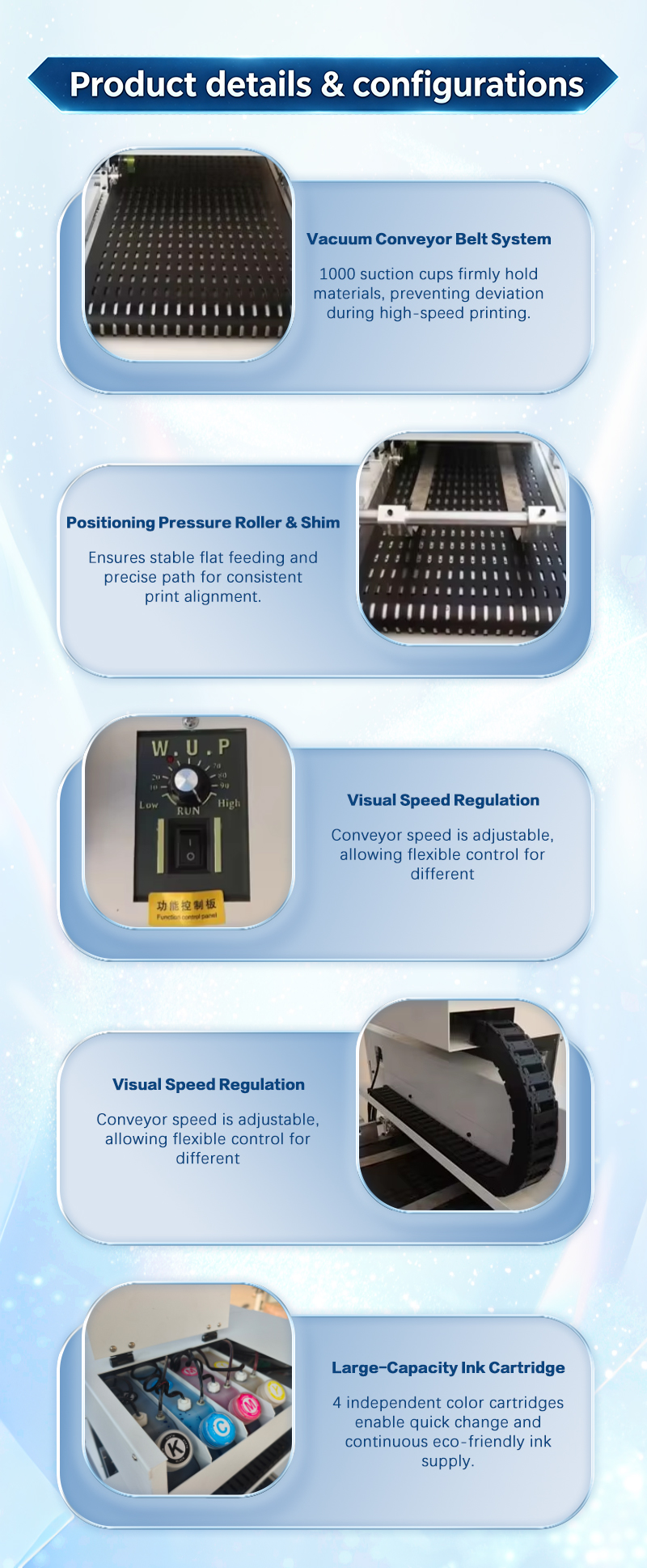 Eco-Friendly Water-Based Ink Single Pass Printer Machine High Precision Digital Printer Zero VOC Emissions for Food Packaging