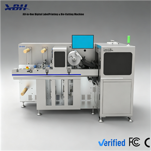 Digital Print-and-Cut Integrated Intelligent UV Label Machine | 350mm Roll To Roll Sticker Printer with Die Cutting Function