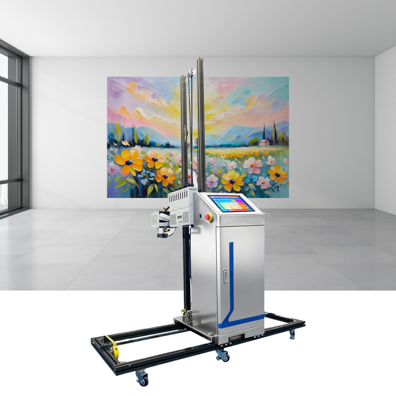3D Vertical Wall UV Inkjet Printer - High Resolution Mural Wall Printing Machine
