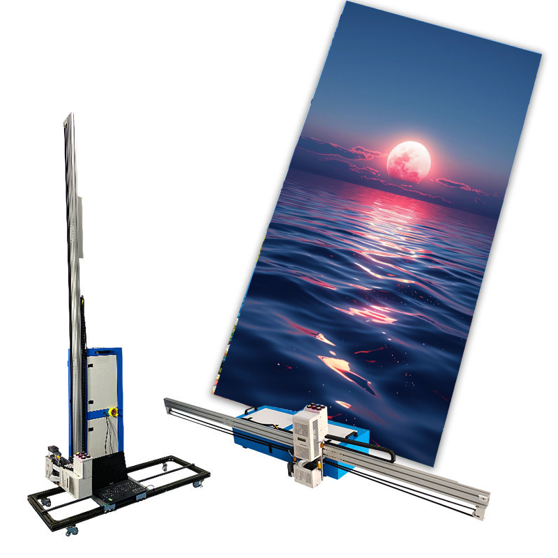 2 in 1 UV Wall & Floor Inkjet Printer - Vertical 3D Wall Printing Machine