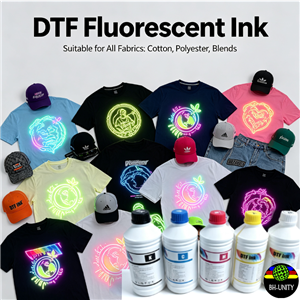 Wide Fabric Compatible DTF Fluorescent Ink - Works on Cotton Polyester Nylon