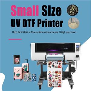 2-in-1 UV Sticker DTF Printer with I3200 Print Head 300mm Automatic UV DTF Label Printing Machine