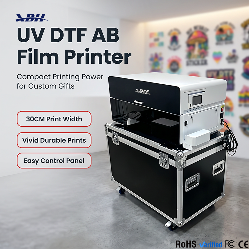 UV DTF Crystal Sticker Machine UV DTF DTF Sticker Printer UV Sticker Printer All-in-One Laminator A3