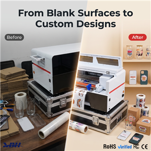 UV DTF AB Film Dual-Layer System - Crystal Clear Cold Peel Transfer Stickers