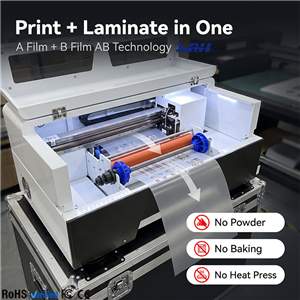 UV DTF AB Film Printer - No Powder No Heat Press Direct Transfer Sticker Machine
