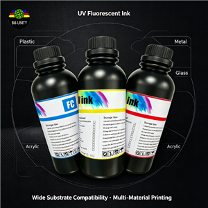 Anti-Clog UV Fluorescent Ink - Nano Particle Smooth Flow for Printhead Longevity