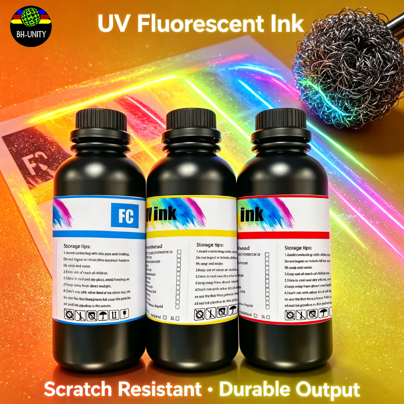 Universal UV Fluorescent Ink - Works on Plastic Metal Glass Wood & Acrylic