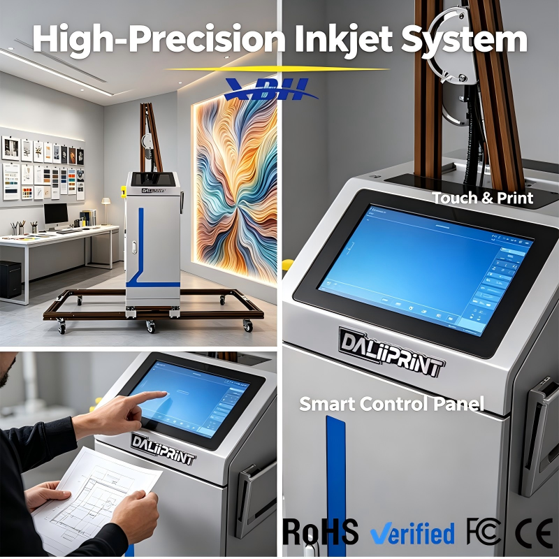 XBH‑100‑X‑100‑UV Wall Printer | Indoor Outdoor Vertical Wall Printing Machine
