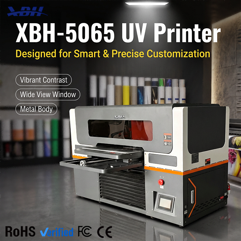 XBH-5065 UV Flatbed Printer - Smart Vision Alignment 0-Error Registration