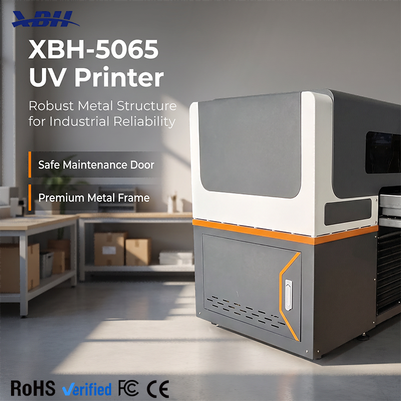 XBH-5065 UV Flatbed Printer - Smart Vision Alignment 0-Error Registration