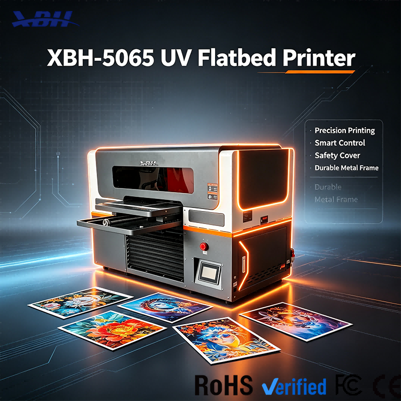 XBH-5065 UV Flatbed Printer - Smart Vision Alignment 0-Error Registration