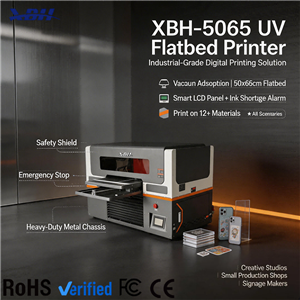XBH-5065 UV Flatbed Printer - Print on 12+ Materials One Machine All Scenarios