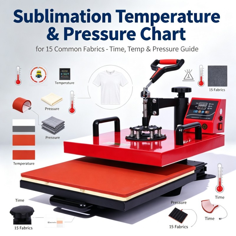 Sublimation Temperature & Pressure Chart for 15 Common Fabrics