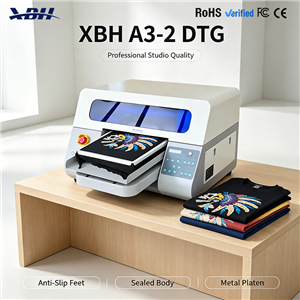 XBH A3-2 DTG Printer - T-Shirts Hoodies Pants Bags Shoes Pillows All-in-One