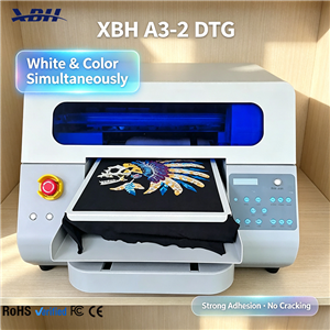 XBH A3-2 DTG Printer - Low Maintenance Auto-Cleaning Quiet Running Design