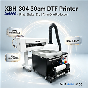 XBH-304 30cm DTF Printer - Intelligent White Ink Circulation Clog-Free System