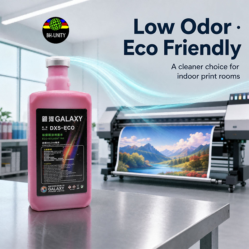 GALAXY DX5-ECO Solvent Ink - Wide Color Gamut Vivid Bright Saturated Professional Output