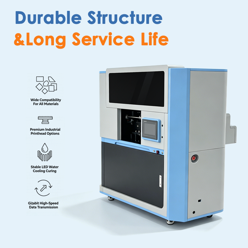 UV Cylinder Digital Printing Machine High Speed 360° Rotary Inkjet Printer for Bottle Mug Ceramic Glass