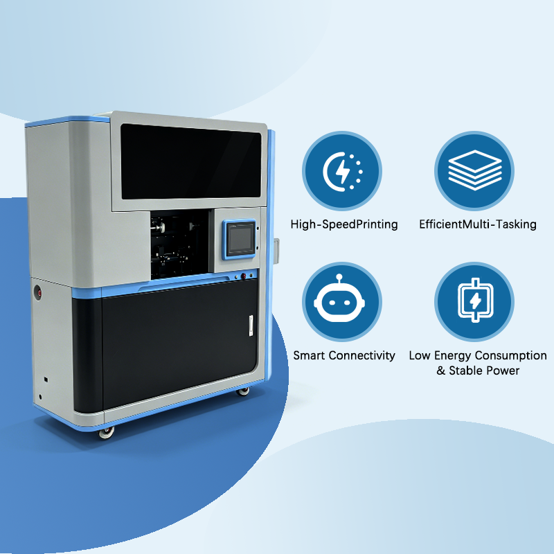 UV Cylinder Digital Printing Machine High Speed 360° Rotary Inkjet Printer for Bottle Mug Ceramic Glass