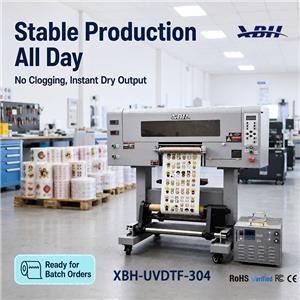 UV DTF Sticker Printer A3 30cm Roll to Roll I3200 Print Head 2 in 1 DTF Machine with Laminator for Label Printing