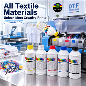 XBH DTF Ink | Bright Color Output, High Saturation Vivid Prints on Cotton, Polyester & Canvas
