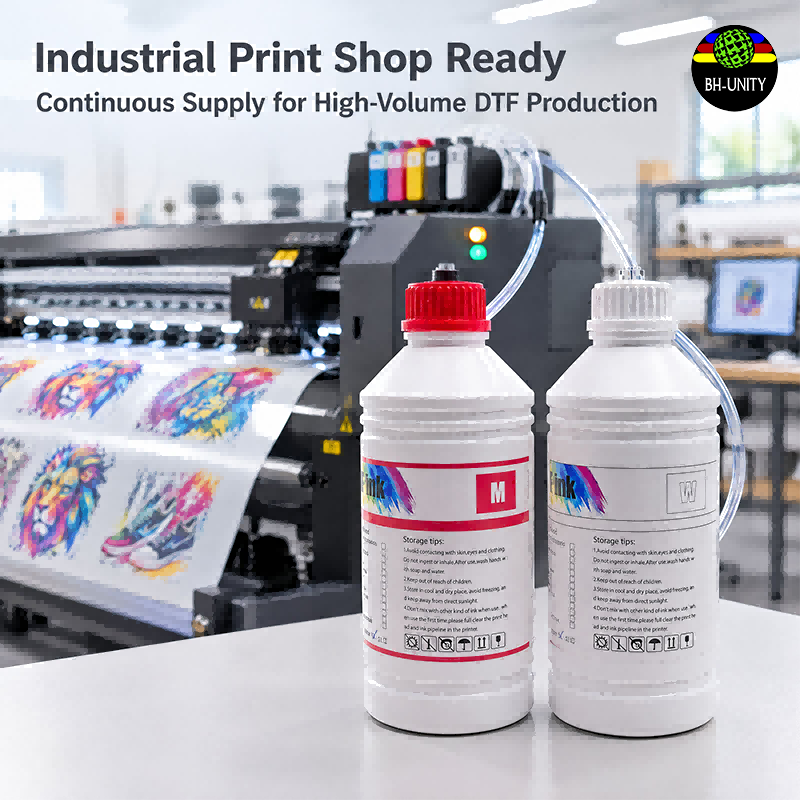 dtf ink, cmykw dtf ink, direct to film ink, white dtf ink 1000ml, dtf printing ink