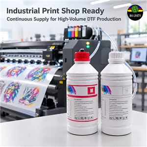 XBH DTF Ink | Works on Cotton, Polyester, Canvas, Nylon & Most Textile Materials
