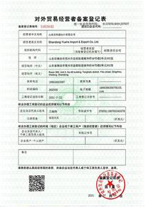 Import & Export license