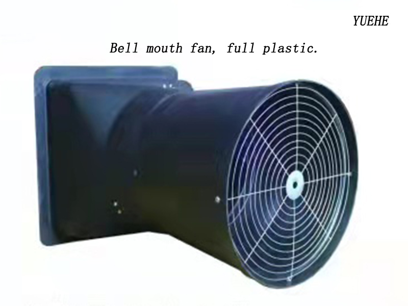 Full plastic fan for ventilation