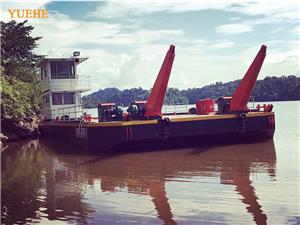 Self propelled Detachable barge for cargo and car ferry