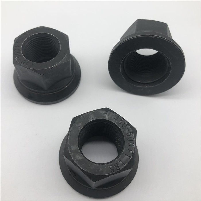 Wheel Nut Wheel Hub Nut M22x1.25 Flange Nut Assemble Washer marked 450-500 FT LBS for Trucks Manufacturers, Wheel Nut Wheel Hub Nut M22x1.25 Flange Nut Assemble Washer marked 450-500 FT LBS for Trucks Factory, Supply Wheel Nut Wheel Hub Nut M22x1.25 Flange Nut Assemble Washer marked 450-500 FT LBS for Trucks
