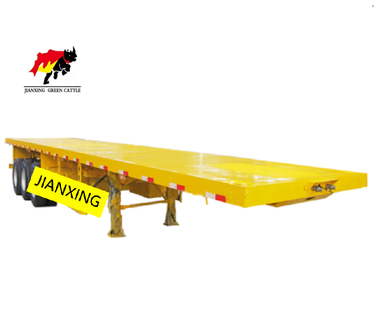 Supply 60 Ton Flatbed Equipment Trailers Wholesale Factory Jian Xing
