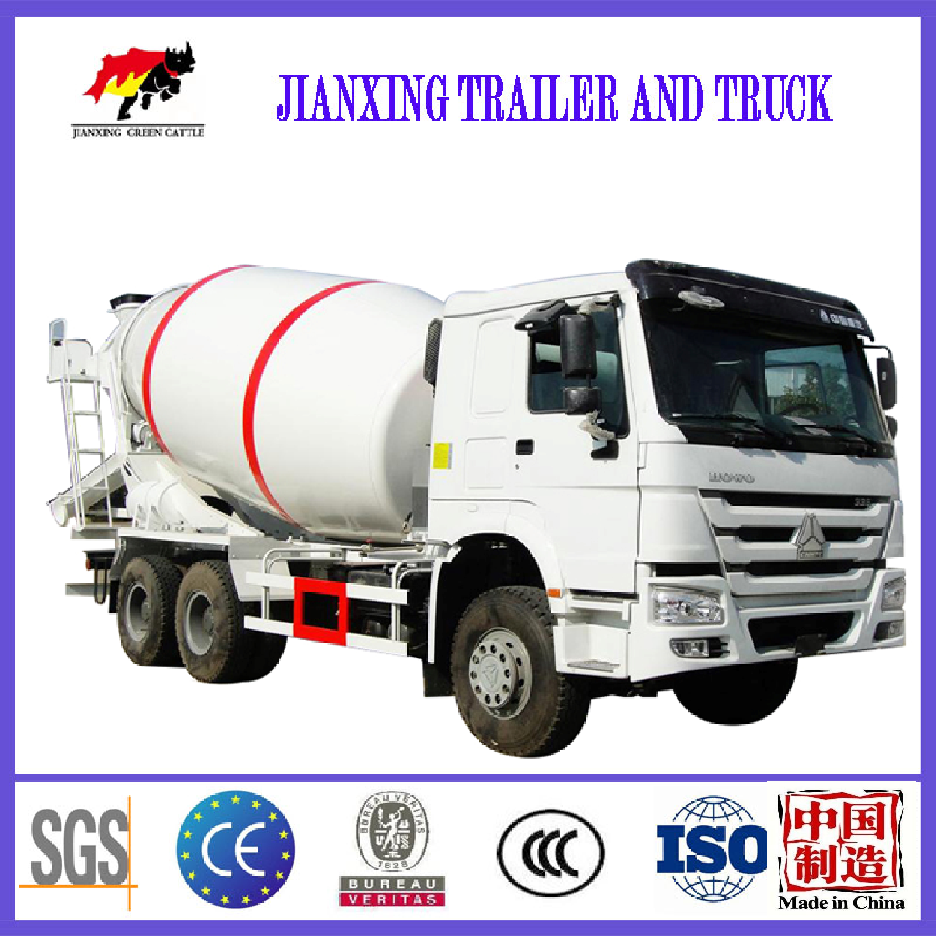 Supply 6×4 Howo Cement Mixer Truck Wholesale Factory Jian Xing Green