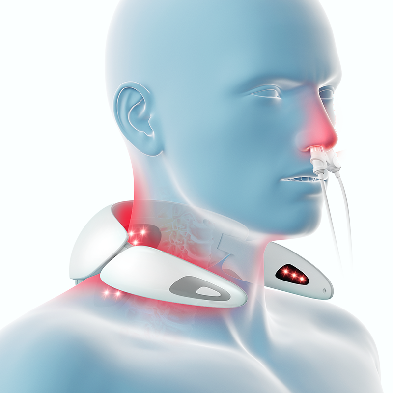 Устройство LLLT для лечения боли в шее при шейном остеоартрите