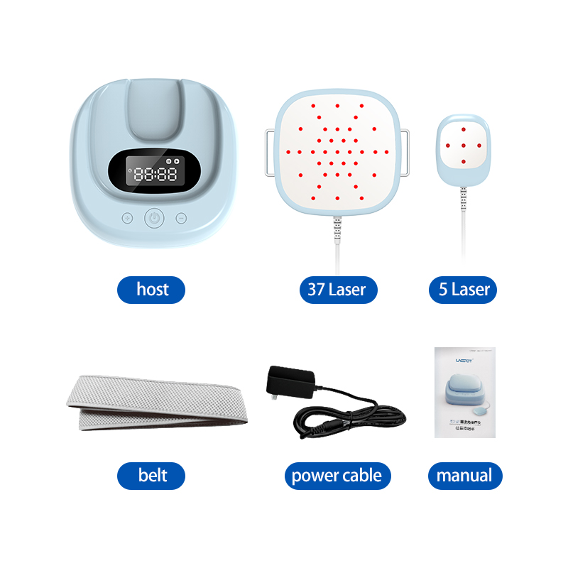 Non invasive cold laser prostate treatment device