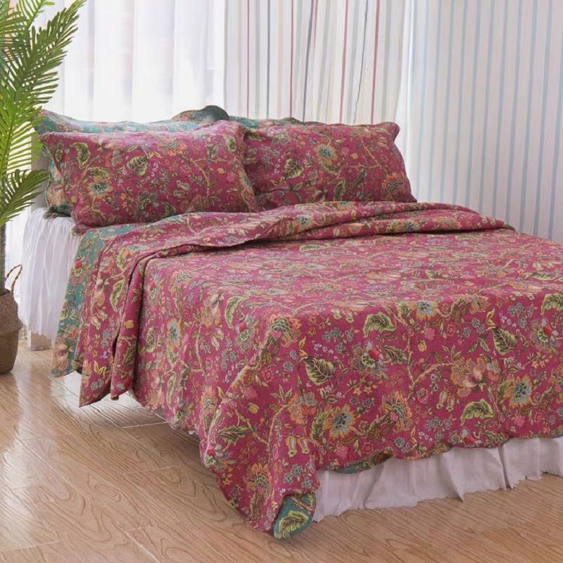 Supply American quilting duvet set Bed cover Wholesale Factory