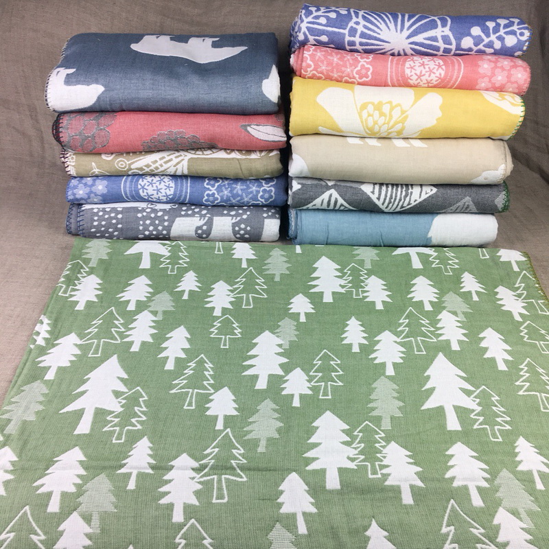 Supply Japanese Cotton Textile Printing Towel Blanket Wholesale Factory